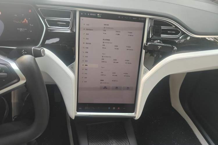 Used Tesla Model X 2017 X 100D Long Range Edition Audio And AC Panel