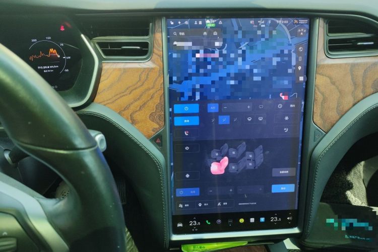Used Tesla Model X 2017 X 100D Long Range Edition Audio And AC Panel