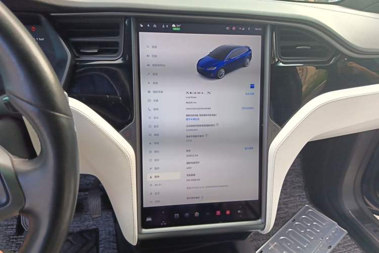 Used Tesla Model X 2017 X 100D Long Range Edition Audio And AC Panel