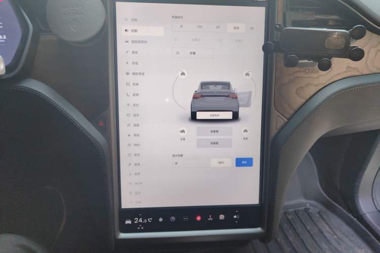 Used Tesla Model X 2017 X 100D Long Range Edition Audio And AC Panel