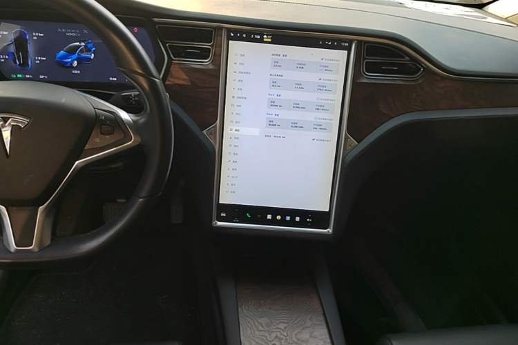 Used Tesla Model X 2017 X 100D Long Range Edition Audio And AC Panel