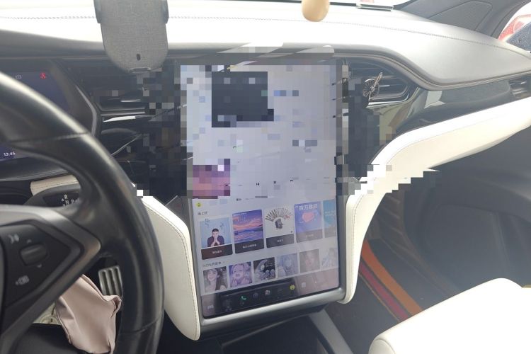 Used Tesla Model X 2017 X 100D Long Range Edition Audio And AC Panel