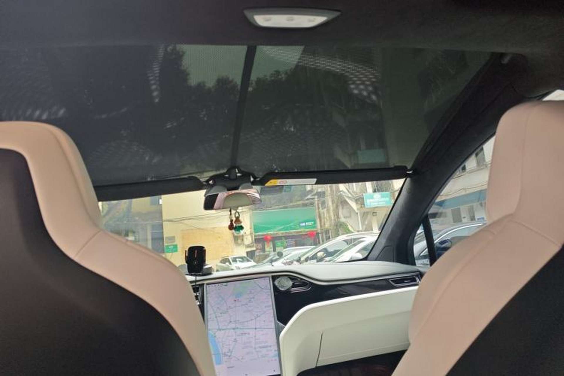 Used Tesla Model X 2017 X 100D Long Range Edition Headliner