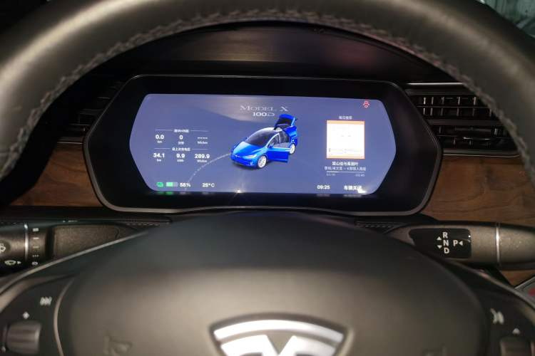 Used Tesla Model X 2017 X 100D Long Range Edition Instrument Cluster