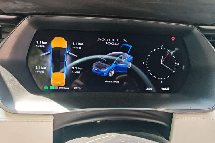 Used Tesla Model X 2017 X 100D Long Range Edition Instrument Cluster