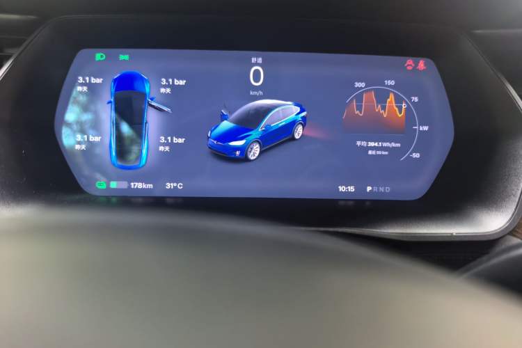 Used Tesla Model X 2017 X 100D Long Range Edition Instrument Cluster
