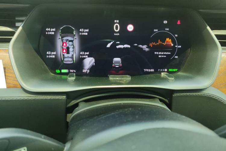 Used Tesla Model X 2017 X 100D Long Range Edition Instrument Cluster