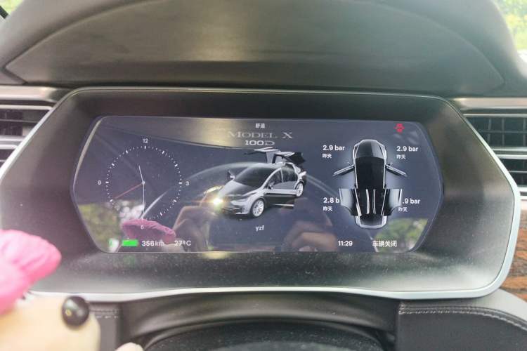 Used Tesla Model X 2017 X 100D Long Range Edition Instrument Cluster