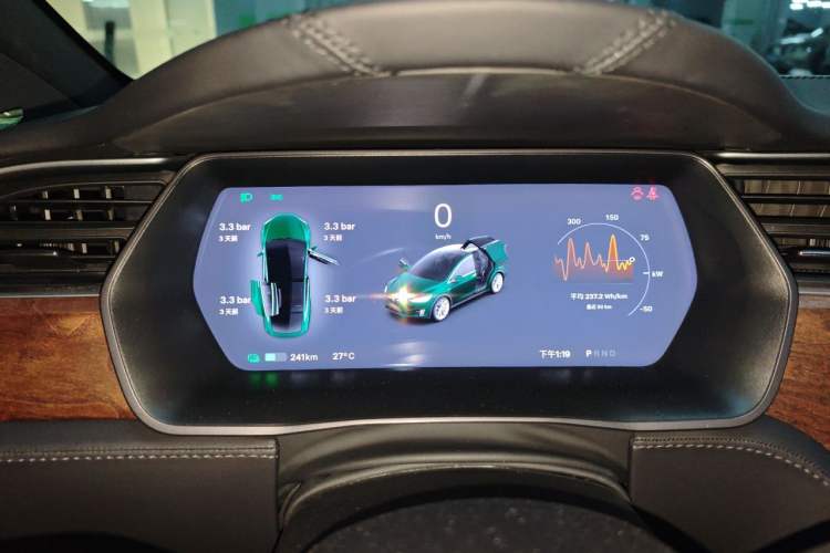 Used Tesla Model X 2017 X 100D Long Range Edition Instrument Cluster