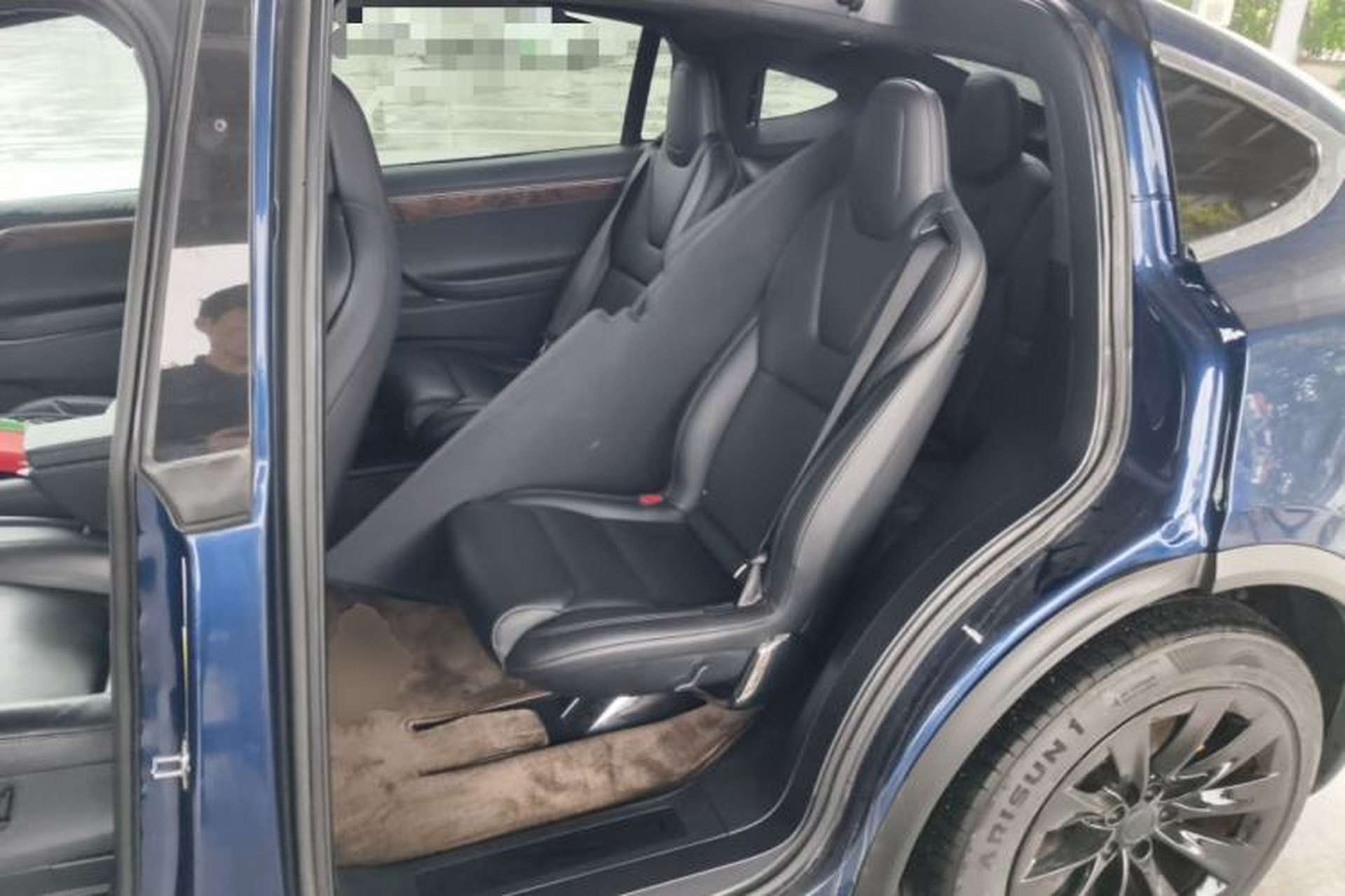 Used Tesla Model X 2017 X 100D Long Range Edition Left Rear Seat