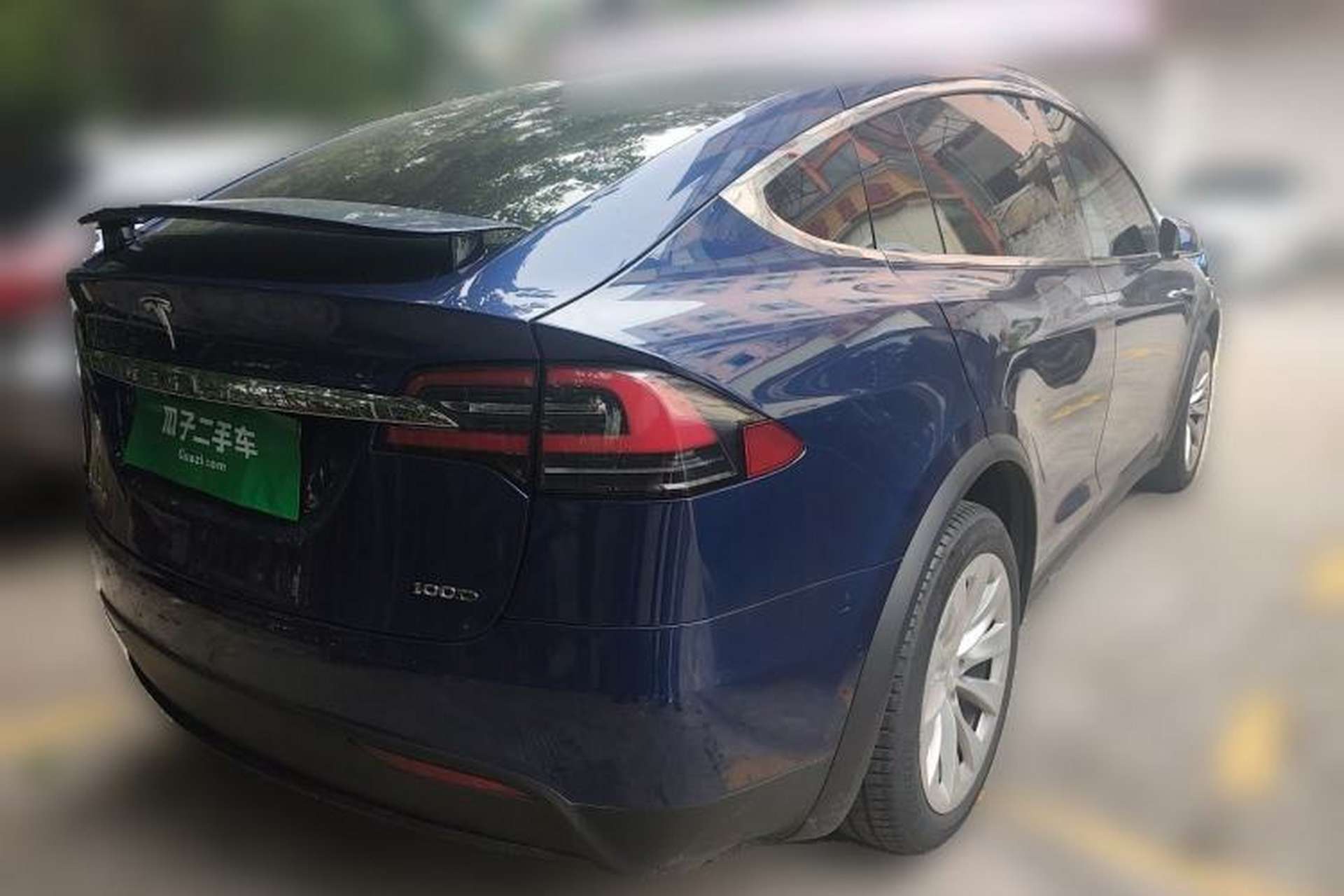Used Tesla Model X 2017 X 100D Long Range Edition Rear Right 45 Deg