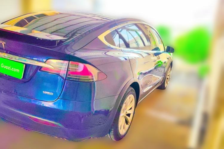 Used Tesla Model X 2017 X 100D Long Range Edition Rear Right 45 Deg
