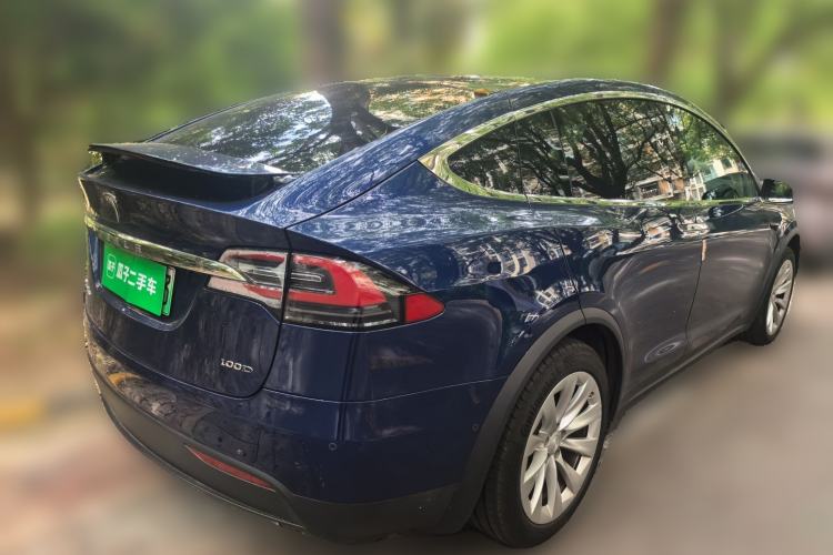 Used Tesla Model X 2017 X 100D Long Range Edition Rear Right 45 Deg