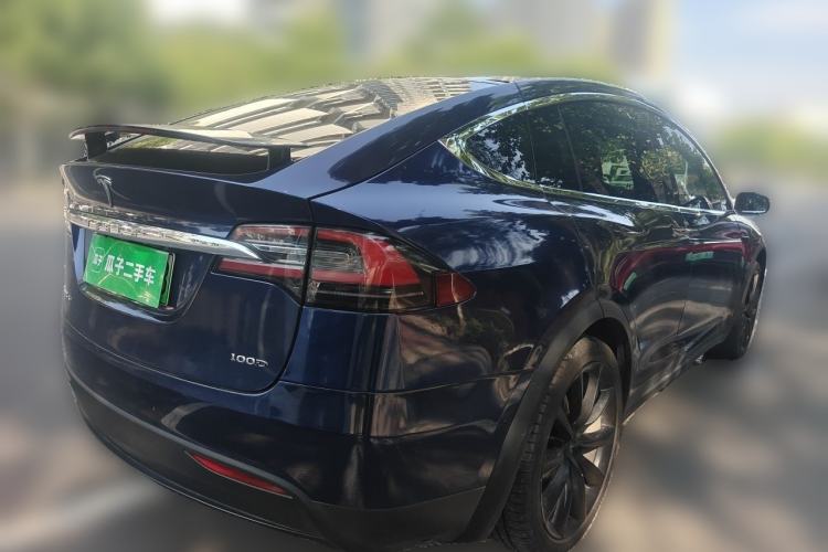 Used Tesla Model X 2017 X 100D Long Range Edition Rear Right 45 Deg