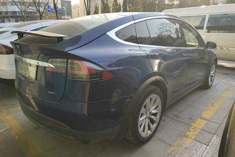 Used Tesla Model X 2017 X 100D Long Range Edition Rear Right 45 Deg
