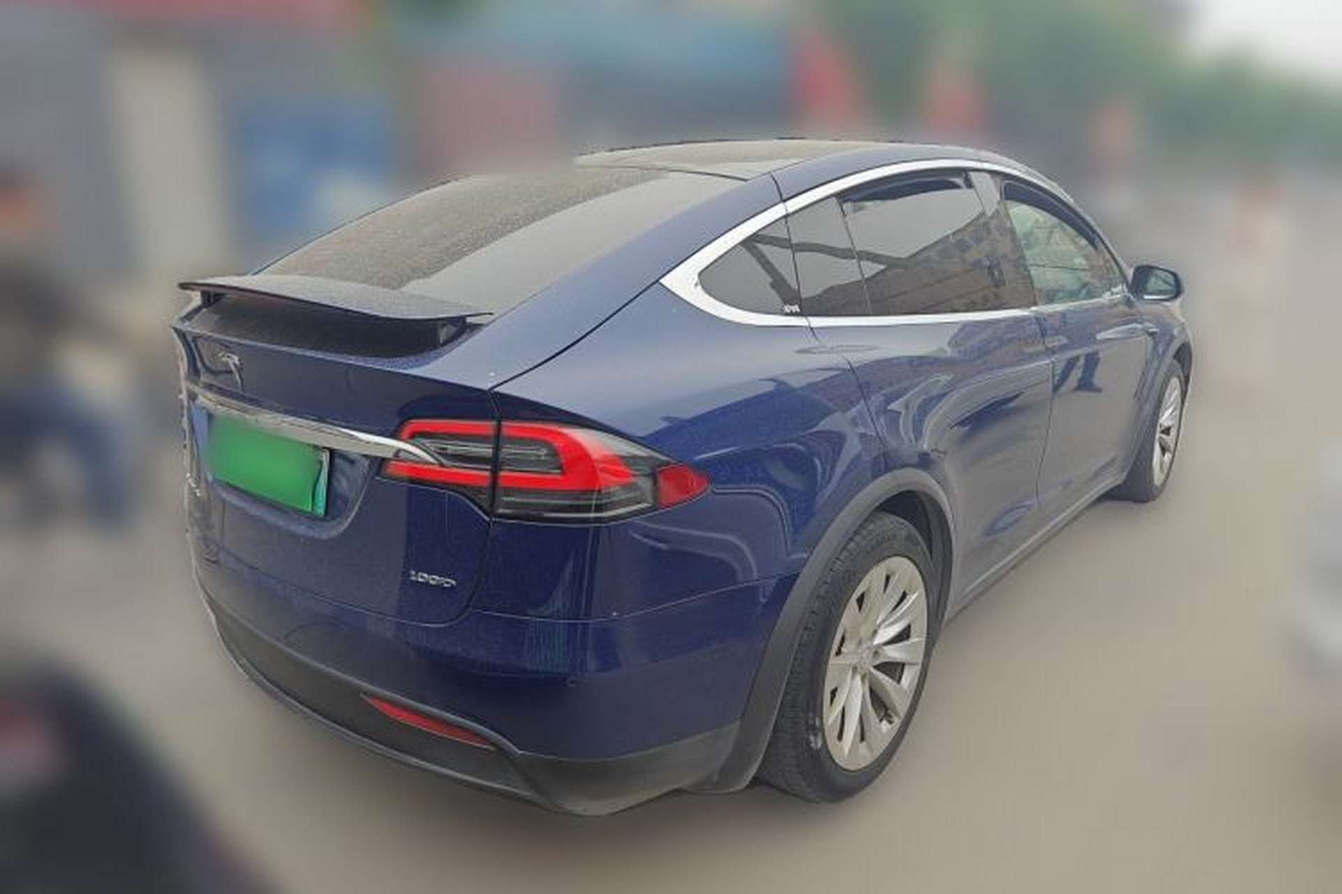 Used Tesla Model X 2017 X 100D Long Range Edition Rear Right 45 Deg