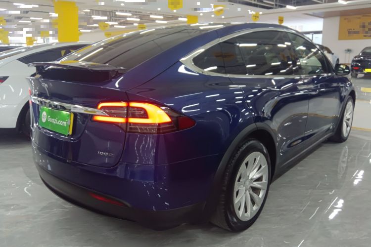 Used Tesla Model X 2017 X 100D Long Range Edition Rear Right 45 Deg