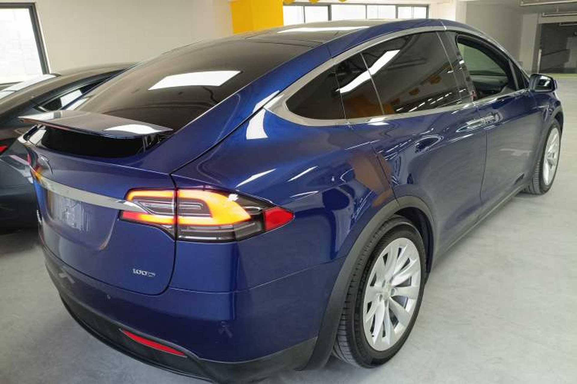 Used Tesla Model X 2017 X 100D Long Range Edition Rear Right 45 Deg