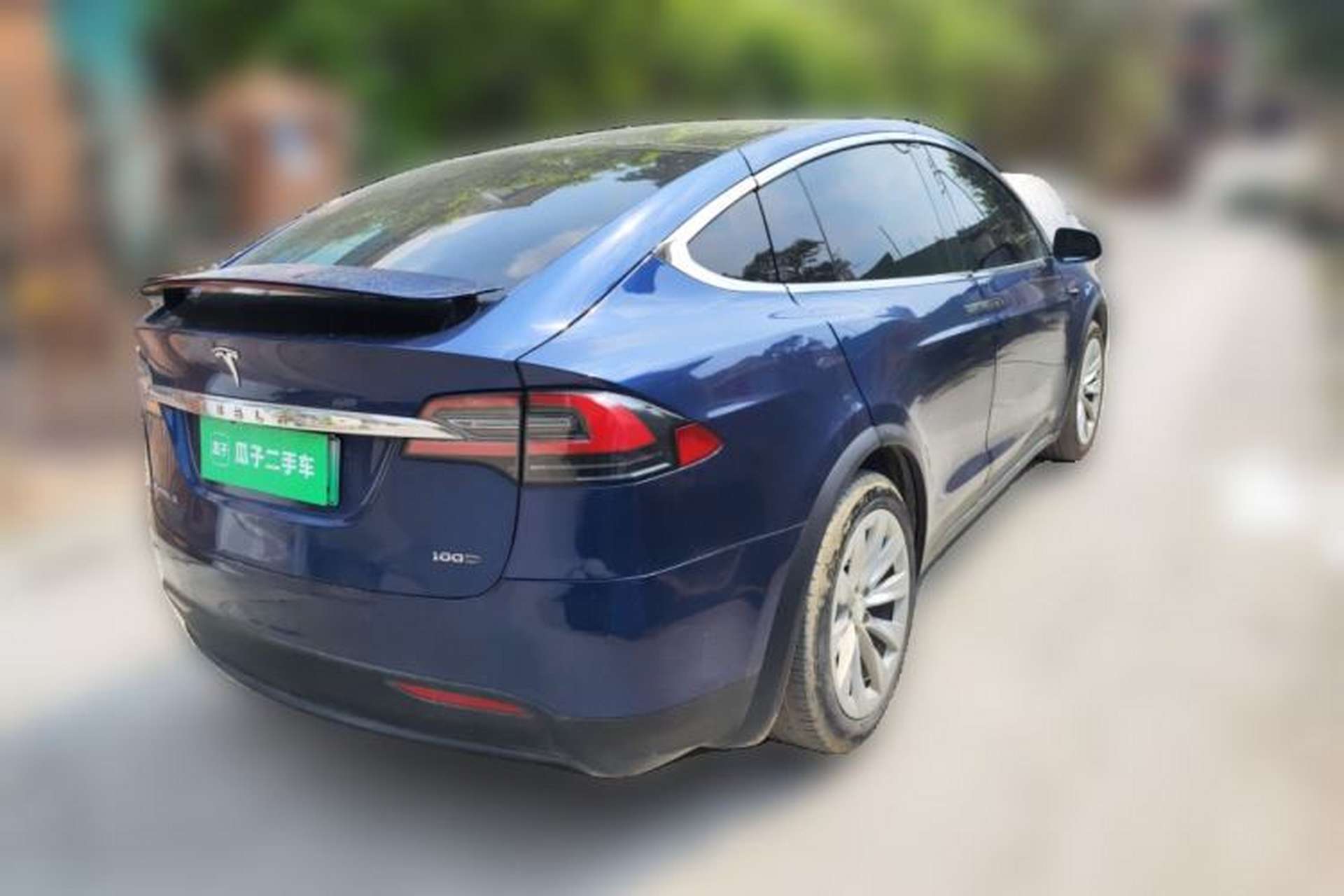 Used Tesla Model X 2017 X 100D Long Range Edition Rear Right 45 Deg