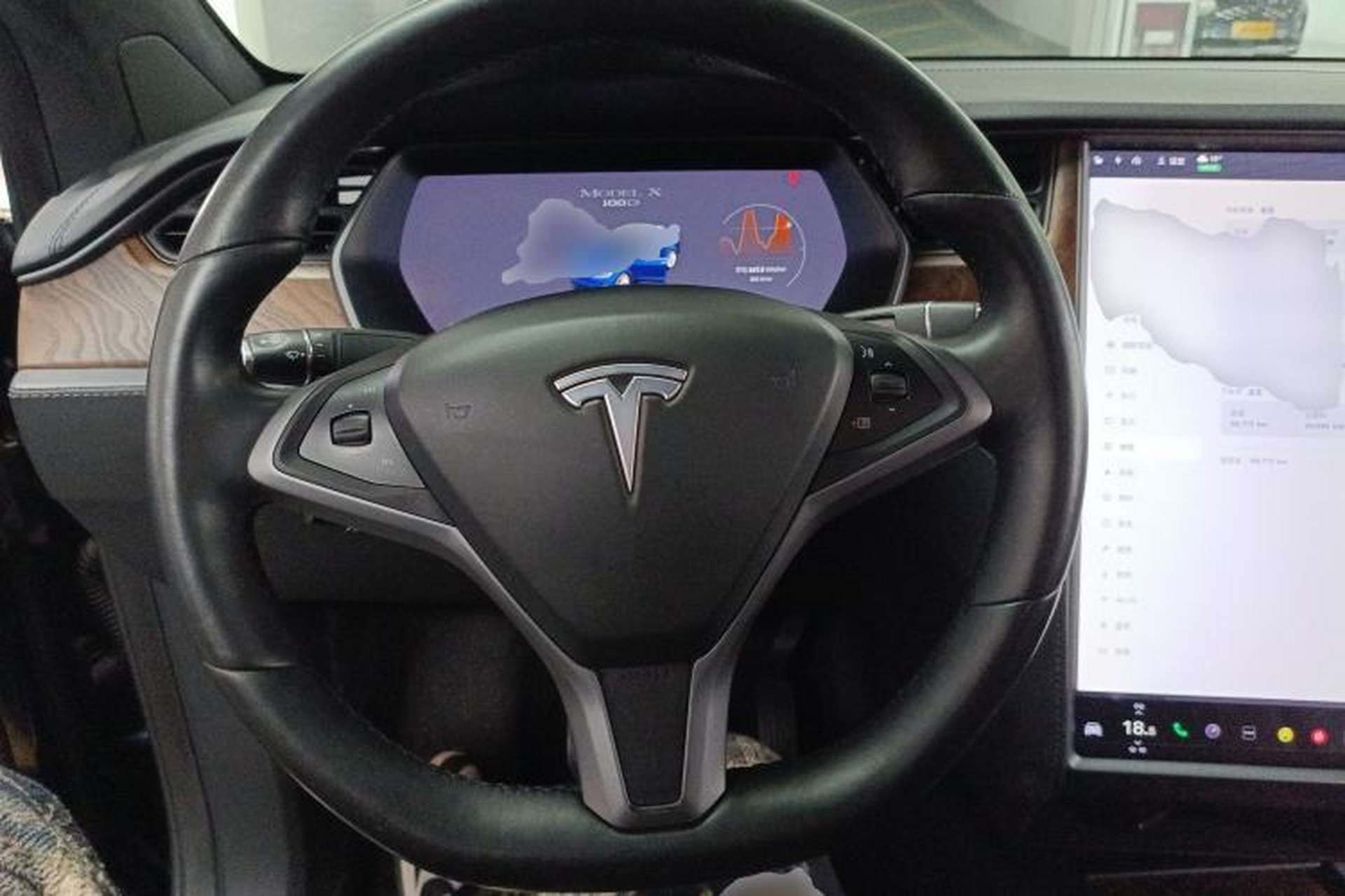 Used Tesla Model X 2017 X 100D Long Range Edition Steering Wheel
