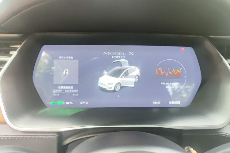 Used Tesla Model X 2017 X 100D Long Range Edition Instrument Cluster
