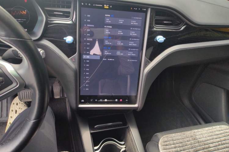 Used Tesla Model X 2017 X 100D Long Range Edition Audio And AC Panel