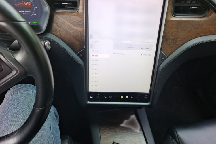 Used Tesla Model X 2017 X 100D Long Range Edition Audio And AC Panel
