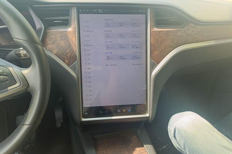 Used Tesla Model X 2017 X 100D Long Range Edition Audio And AC Panel