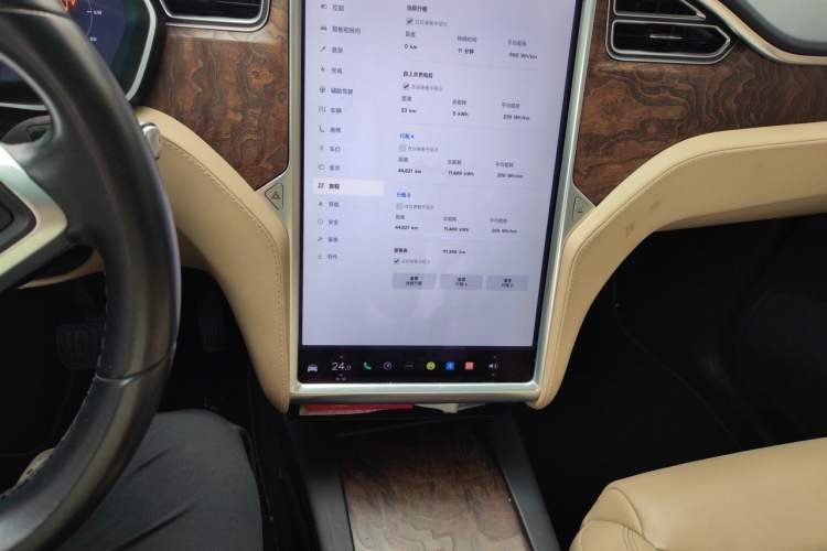 Used Tesla Model X 2017 X 100D Long Range Edition Audio And AC Panel