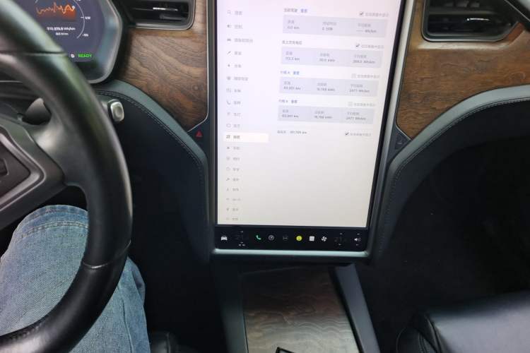 Used Tesla Model X 2017 X 100D Long Range Edition Audio And AC Panel