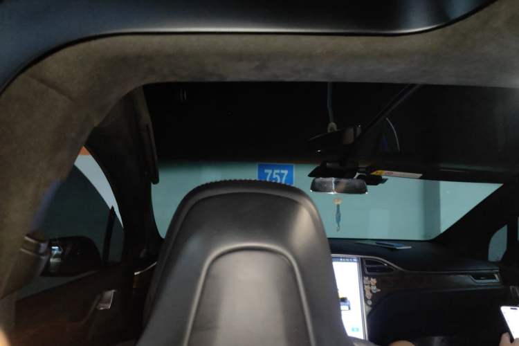 Used Tesla Model X 2017 X 100D Long Range Edition Headliner