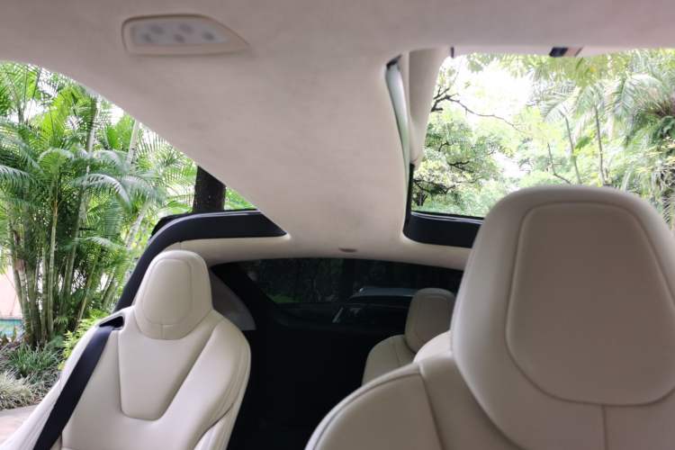 Used Tesla Model X 2017 X 100D Long Range Edition Headliner