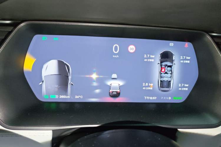 Used Tesla Model X 2017 X 100D Long Range Edition Instrument Cluster