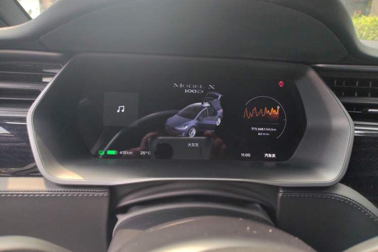 Used Tesla Model X 2017 X 100D Long Range Edition Instrument Cluster