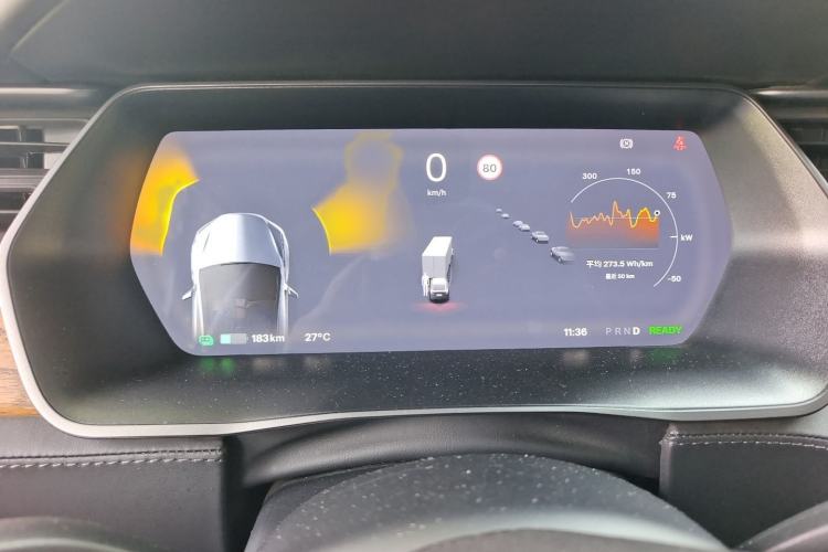Used Tesla Model X 2017 X 100D Long Range Edition Instrument Cluster