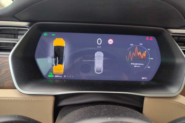 Used Tesla Model X 2017 X 100D Long Range Edition Instrument Cluster