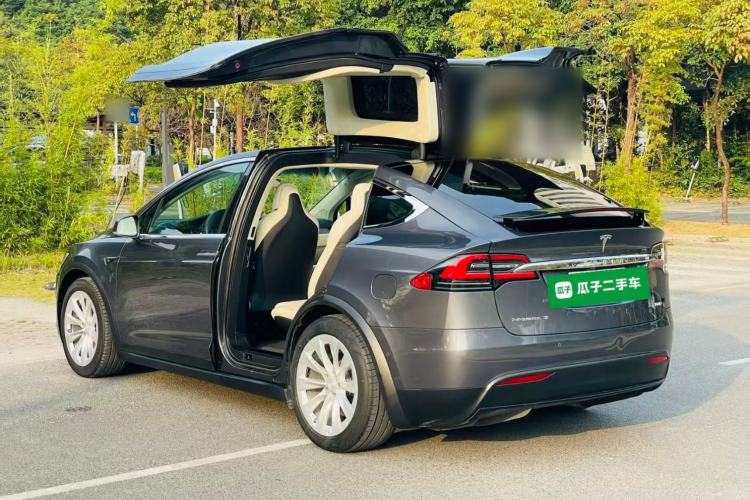 Used Tesla Model X 2017 X 100D Long Range Edition Rear Left 45 Deg