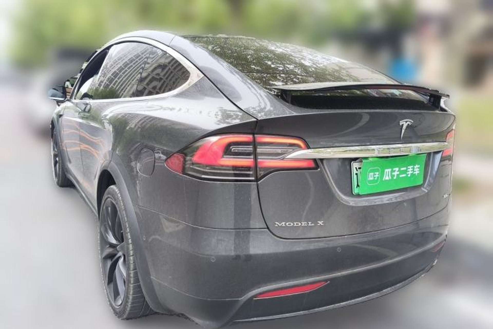 Used Tesla Model X 2017 X 100D Long Range Edition Rear Left 45 Deg