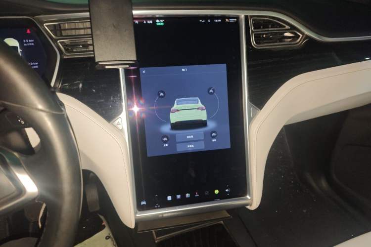 Used Tesla Model X 2017 X 100D Long Range Edition Audio And AC Panel