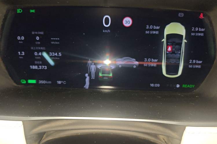Used Tesla Model X 2017 X 100D Long Range Edition Instrument Cluster