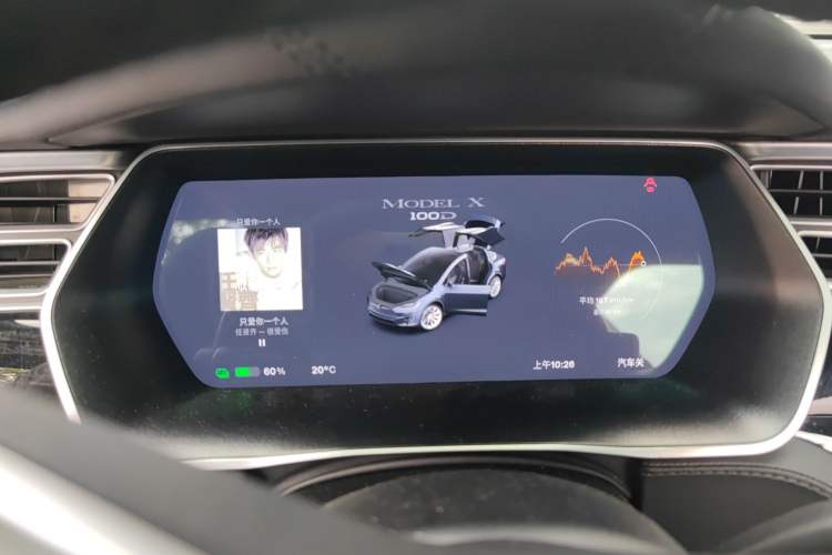 Used Tesla Model X 2017 X 100D Long Range Edition Instrument Cluster
