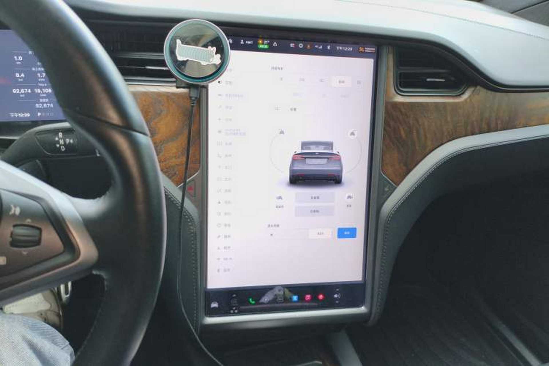 Used Tesla Model X 2017 X 100D Long Range Edition Audio And AC Panel