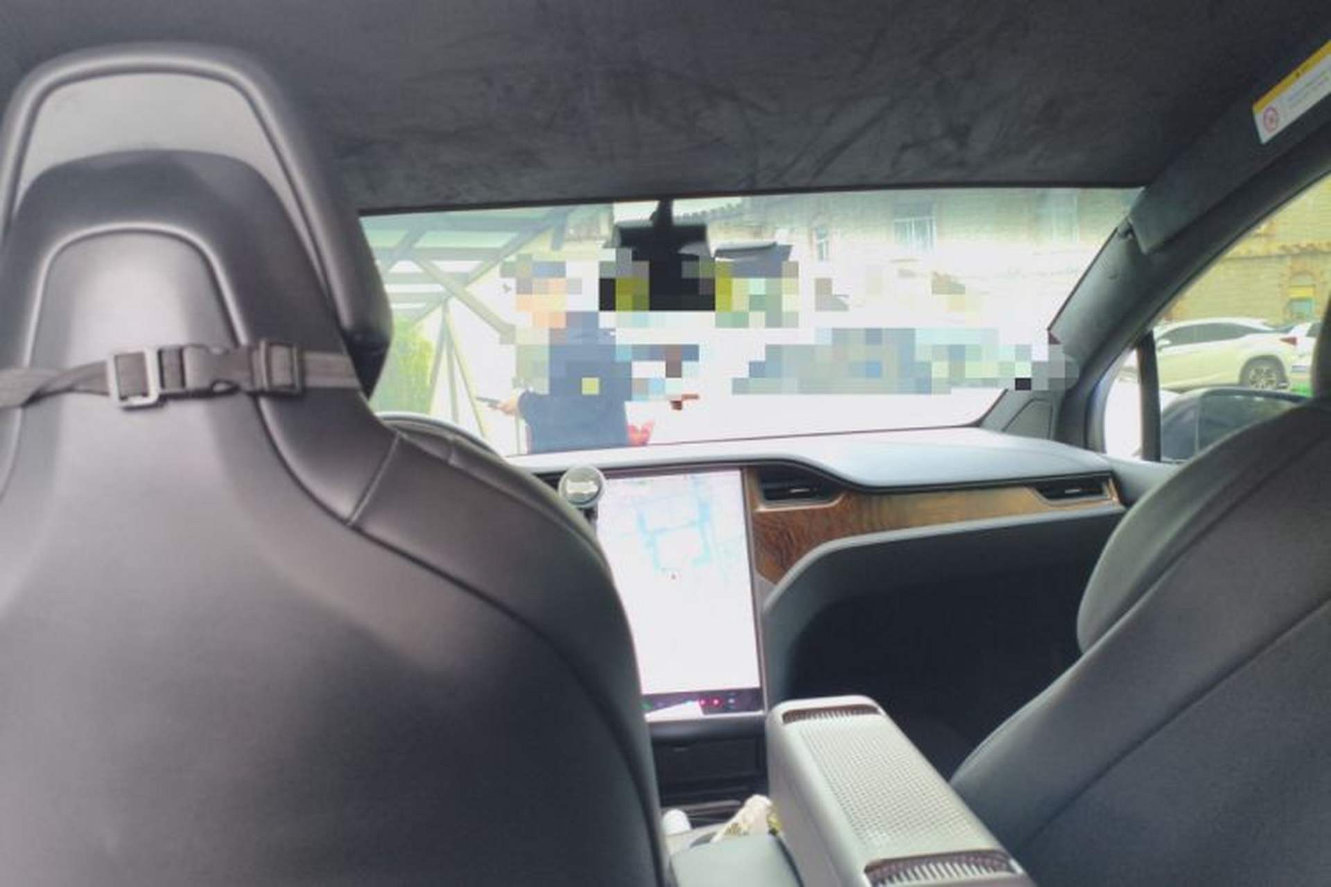Used Tesla Model X 2017 X 100D Long Range Edition Headliner
