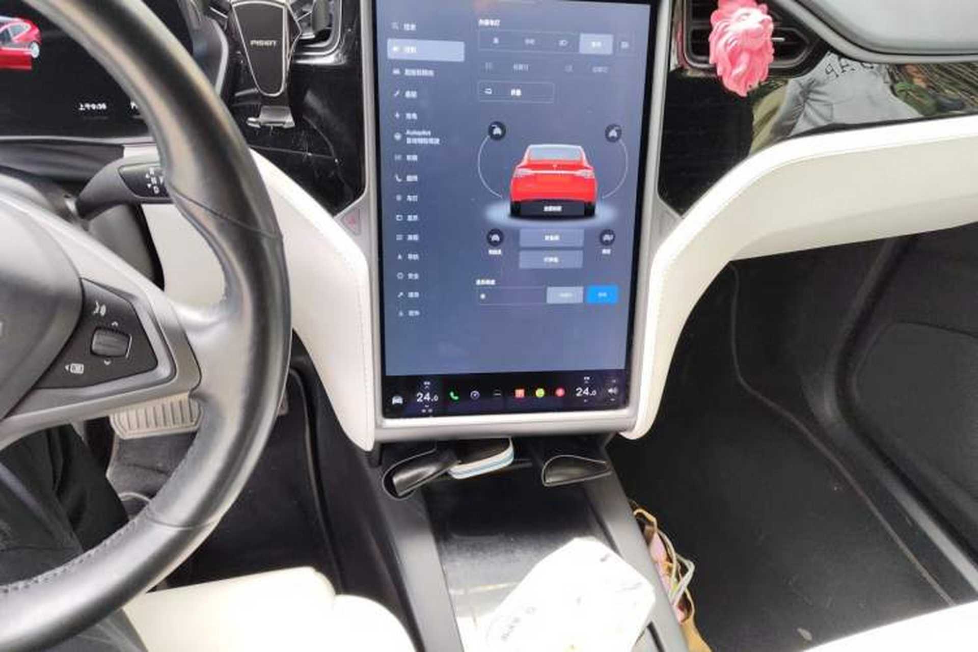 Used Tesla Model X 2017 X 100D Long Range Edition Audio And AC Panel