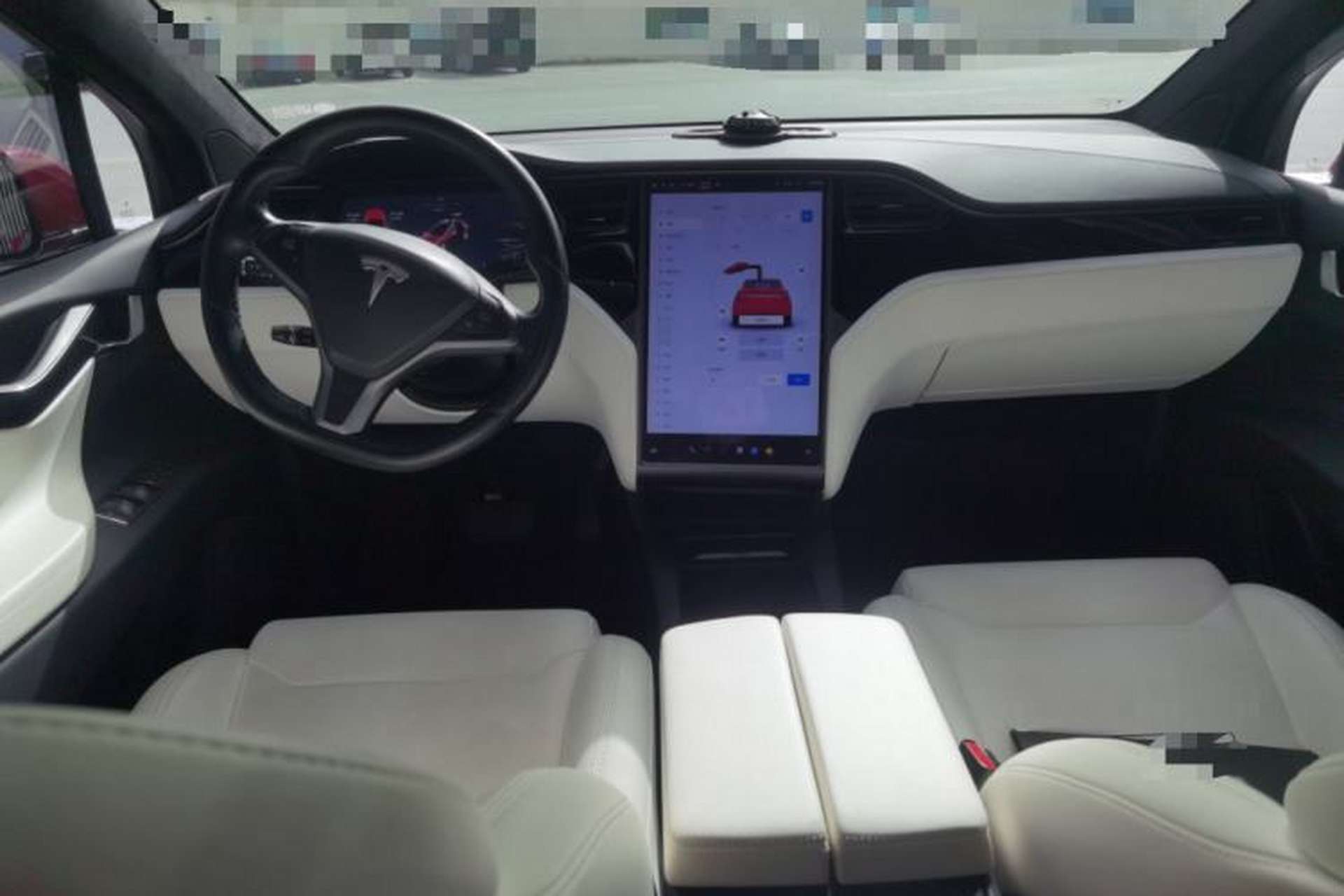 Used Tesla Model X 2017 X 100D Long Range Edition Center Console