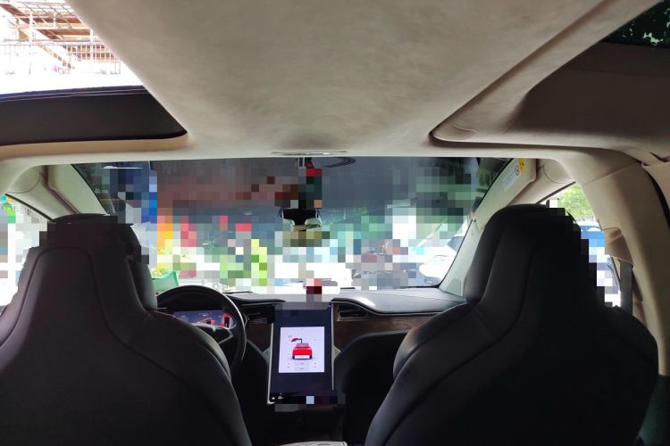 Used Tesla Model X 2017 X 100D Long Range Edition Headliner