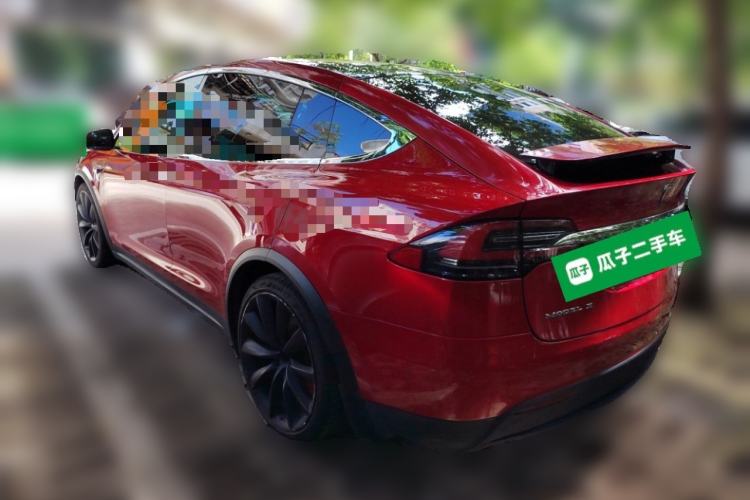 Used Tesla Model X 2017 X 100D Long Range Edition Rear Left 45 Deg