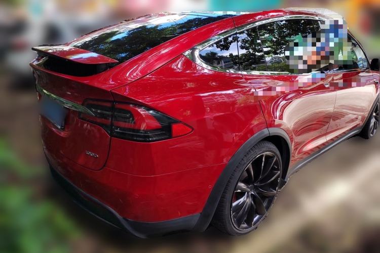 Used Tesla Model X 2017 X 100D Long Range Edition Rear Right 45 Deg