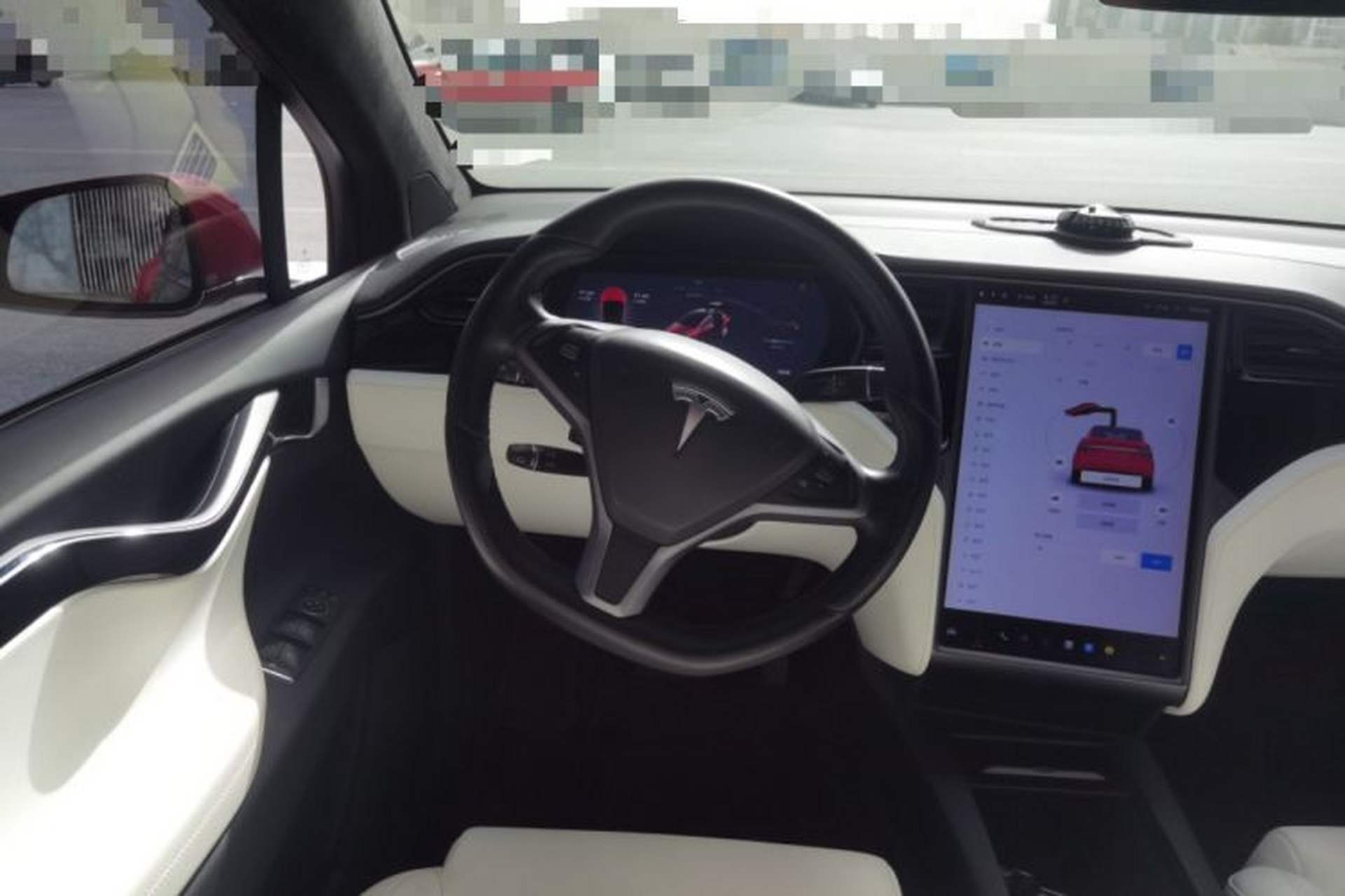 Used Tesla Model X 2017 X 100D Long Range Edition Steering Wheel