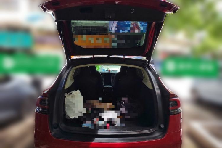 Used Tesla Model X 2017 X 100D Long Range Edition Trunk